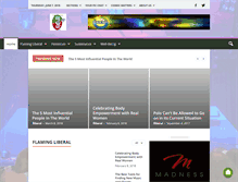 Tablet Screenshot of flaming-liberal.com